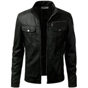 Leather Jacket Black R K
